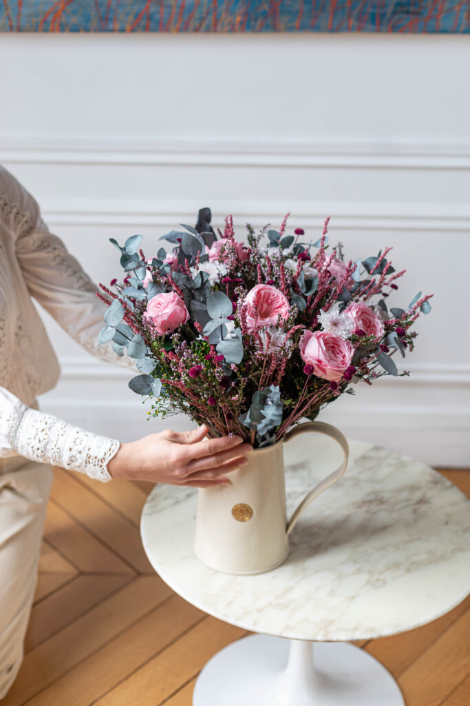 Bouquets de fleurs séchées durables et remplies de sens