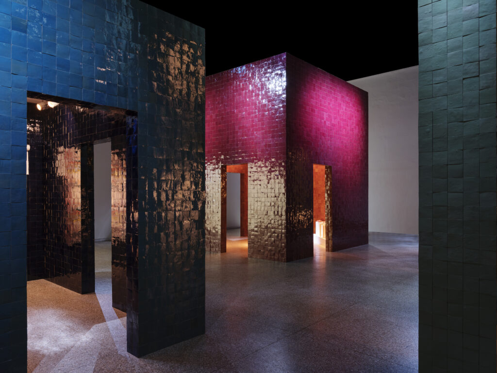 Un très beau projet réalisé par Mosaic Factory pour la maison Hermès à Milan.