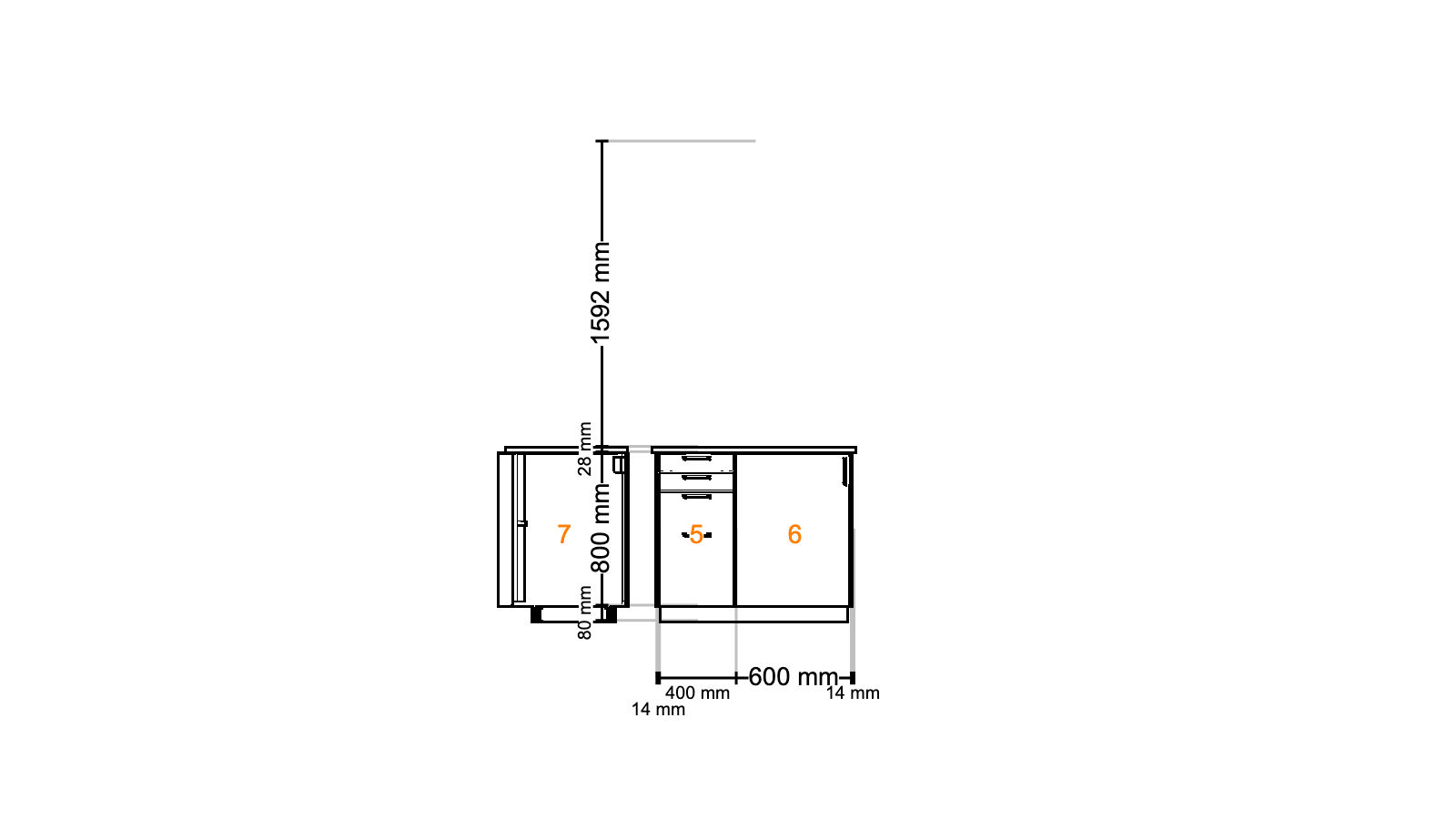 Plan de cuisine metod ikea