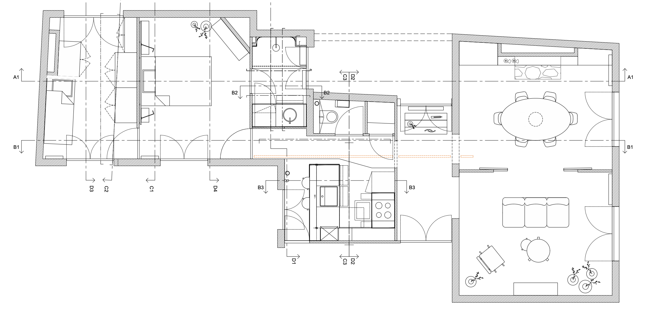plan architecte rénovation de maison