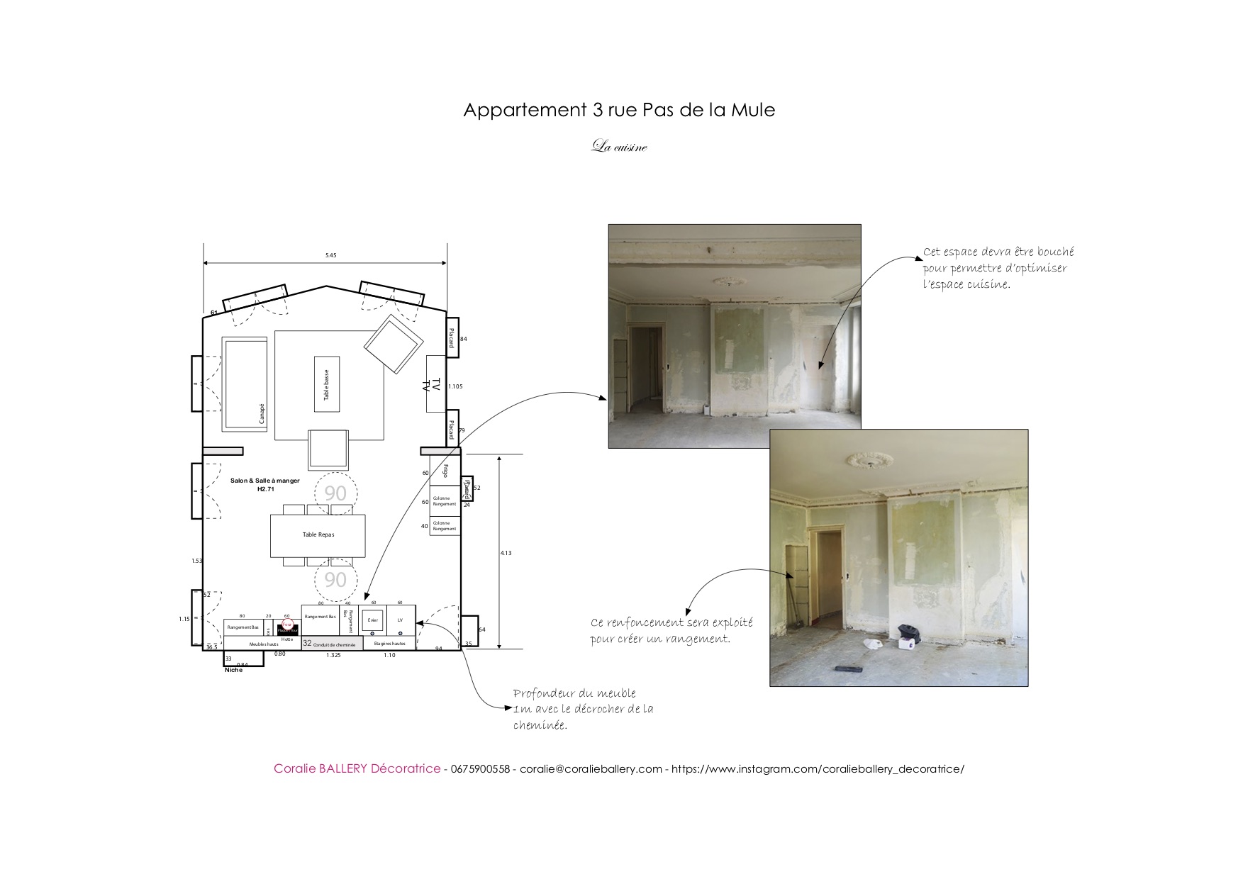 Plan de cuisine rénovation