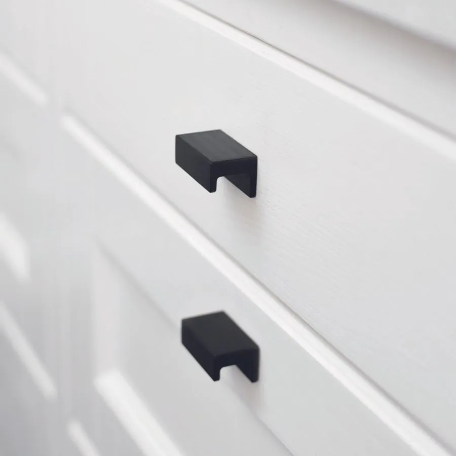 Bouton BRET noir mat