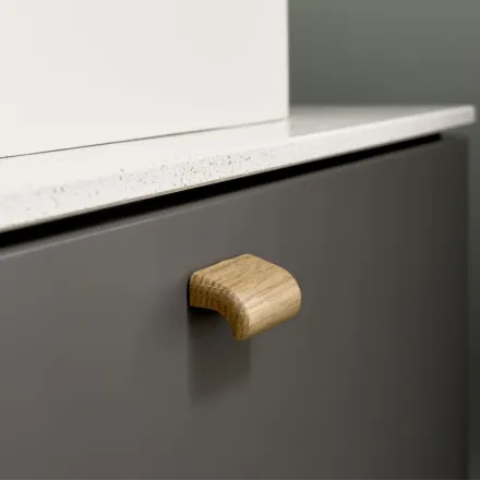 Bouton Ben chêne vernis 