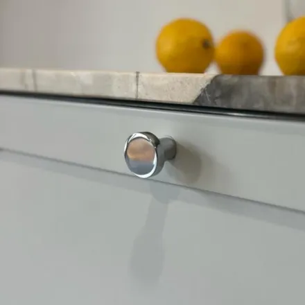 Bouton Bill Chrome brillant